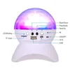 LED Colorful Stage Lights RGB Crystal Rotating Magic Ball Light Speaker with FM Radio,MP3/support TF card/Micro SD card