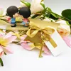 Confezione regalo 10 pezzi / set apribottiglie creativi con nastro di etichetta di carta chiave scatola di caramelle per la festa nuziale Souvenir festivo Dropship