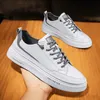 Schoenen lederen casual stof mannen loafers sneakers klassieke drievoudige witte zwart bruin canvas schoenheren trainer 901 s s s s