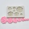 Торговые инструменты розовая силиконовая плесень свадебная украшение 3D выпечка