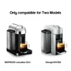 70ML in acciaio inossidabile riutilizzabile compatibile con Nespresso Capsule Vertuo Refillbel Vertuoline Capsule Coffee Filter 210326