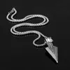 Colares Pingente Amazing Preço Arrowhead Kunai Primor Colar Para Homens Spearhead Jóias de Aço Inoxidável Tribal Surf Jóias