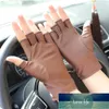 車の運転手袋夏の反紫外線手袋の女性男性ハーフフィンガー手袋薄い汗吸収通気性滑り止め駆動ミトン工場価格の専門家設計品質
