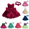 Baby jurk zomer baby meisjes prinses feestjurken voor baby doop jurk Kerst Halloween babykleding q0716