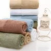 Handtuch aus 100 % ägyptischer Baumwolle, Set für Erwachsene, größer und dick, zum Waschen des Gesichts, bequeme, weiche, saugfähige Haushaltshandtücher, weiß, 4-teilig