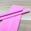 100Pcs/Lot Pink Nailfile Grit#180 Sandpaper Emery Files NailArt Beauty Salon/ DIY Nail Tool Professonal In-Stock/ Ready to Ship