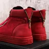 Botas masculinas Veet Boots British Martin Style High Top Shoes Top Moda Versátil Solas Grossas de Grosta Médio Cowboy 114 83657