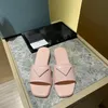 2022 Designer women sandals flats slipper leather hight sandal Sexy ladies summer slippers top quality with box size 35-42