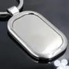 Jague de clé en acier inoxydable en métal vide Keychain Nouvelle publicité créative Cortes de logo personnalisées pour les cadeaux de promotion96 Q24320034