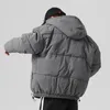 Men Parkas 2022 Winter Casat Wall Sem sombra estilo porto japonês estilo grande tamanho de cordão pão com capuz masculina roupas kare22