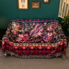 Il divano della Boemia nordica getta coperte Copriletto etnico impermeabile per camera da letto Copridivano in tessuto Cuscino per asciugamani Tappeto antiscivolo antipolvere Coperta