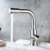 Bassin robinet eau robinet de salle de bain robinet en acier inoxydable Finition simple poignée eau évier eau robinet de bain robinets de bain L1098-4
