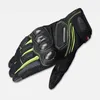 Kominhandskar GK-167 Carbon Fiber Mesh Motorcykelhandskar Läder Andas 3D Knight Ridd Gloves 3 Färger Moto Guantes H1022