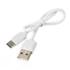 Type C cable USB C charging cord for cell phone 1 Foot 1A 2.1A Short USB-a to type-c Cables OD3.0