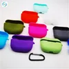 Coloful Silicone Cover Case for Apple Airpods Pro حالة الغلاف الواقي ل Apple Airpods 3 سماعات الملحقات الجلد 2.5mm