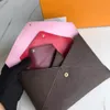 Klassisk Pochette Kirigami clutchväska för kvinnor 3 separata kuvertliknande väskor som överlappar varandra