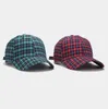 Fashion Plaid Baseball Caps Men Women Streetwear Snapback Hip Hop Cap Trucker Hat Plaid Spring Summer Autumn Winter GYL16