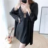 Women's Sleepwear Deep V-Neck Kimono Robe Set Satin Hollow Out Bathrobe 2PCS Lace Trim Bridal Wedding Nightwear Loose Sexy Negligee