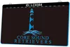 LC0384 Core Sound Retrievers Lighthouse Light Sign Gravure 3D