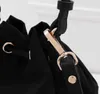 Дизайнерские сумки Водонепроницаемая холщовая сумка-ведро Тканевая сумка через плечо Женская сумка Съемный и регулируемый ремешок Роскошные сумки Три размера Шнурок dicky0750