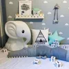 Bedding Sets 185cm Born Baby Bed Bumper Crocodile Animal Knot Plush Toys Infant Pillows Cushion Pads Crib Liner Child Room