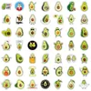 10 50 100PCS Kawaii Cartoon Avocado Stickers for Children DIY Guitar Stationery Water Bottle Notebook Cute Girl Toy Sticker Car232m