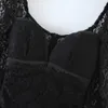 Sexig Bra V Neck Mesh Lace Kvinnor Klänning Dam Pläterad Droppe Ruched Justera Robe Långärmad Bodycon Mini Party 210429