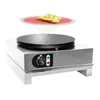 Single Plate Crepe Maker Pancake Machine Non-stick Crepe Making Pan Cake Machine Kitchen Equipment