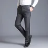 Herren Slim Fit Anzug Hose Formale Hochzeit Business Gerade Hosen Männliche Hosen Grau Büro Kleid Hosen Männer Pantalon Hombre 29-38