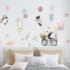 Cartoon Balloon Zwierzęta Naklejki Ścienne Dla Dzieci Dzieci Pokoje Wall Decor Wymienny Winylowe Kalkomanie Przedszkola Home Decor Art Malowidła 210929