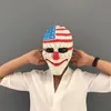 Halloween Masquerade partido EUA bandeira palhaço máscaras assustador palhaços headgear carnaval engraçado horrível máscara prop