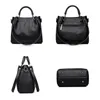 Sacos à noite Soft Casual Sacola Mensageiro Mensageiro Mulheres Bucket Pequeno Bolsa de Couro Feminino China Ladies Hand para Mulheres Vinho Preto