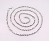 Collana in puro argento sterling 925 Catena a maglie a spina di pesce da 2 mm 21,62 "L Circa 9 g di catene