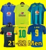 Brasile G.Jesus Richarlison Jersey Soccer Vinicius Jr 2021 22 Brasil Marquinhos Maillots de Foot Gabi Casemiro E.Ribeiro Kit di camicia da calcio