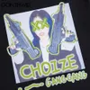Tees Shirts Hip Hop Funny Graffiti Gun Girl Print Tshirts Streetwear Men Harajuku Casual Cotton Short Sleeve Tops 210602