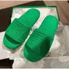 Роскошный бренд дизайнер женские тапочки теплые плюшевые унисекс пары моделей слайды мягкие толстые сосланные зеленые домашние туфли большой размер 34-44 21110
