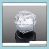 Sieradenboxen verpakking display 20 -stcs/lot pakket ring oorbel doos acryl transparante bruiloft druppel levering mfvxe