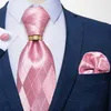 pink tie handkerchief