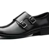 Monk Double Strap Men Одетели обуви бизнесс свадебные свадебные кожаные мужские оксфордские туфли Brogue Classic Black Brown Men Formal Shoes