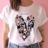 Lato Nowa Moda Miłość Heart Graphics Drukowane Kobiety Koszulka Feministka Cartoon Krótki Rękaw Tshirts Kobiet Casual Topy Tee X0527