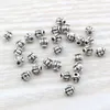 500st. Massor Antik silverzinklegering Lantern Spacer Bead 4mm för smycken som tillverkar armband halsband DIY -tillbehör D29477292