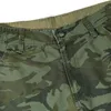 Camouflage Camo Cargo Shorts Men Mens Casual Man Loose Work Man Militär Kort Byxor Plus Size 29-44 210714