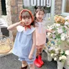 Zomer Aankomst Meisjes Mode 2 Passen Pak Top + Shorts Kids Koreaanse Designb Sets Meisje Kleding 210528