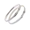 Eenvoudige mode scrub armband voor vrouwen klassieke frosted manchet armband ronde hoepel cirkel sieraden accessoires q0719