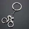 20st Lot Metal Riding Bicycle KeyChain Fashion Sports Key Chains Cool Man Bag Pendants Charm Female Accessory Jewelry Whole297n