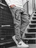 Pantalones de hombre con cremallera lateral bolsillos Cargo Harem Joggers hombres 2022 táctico Casual Harajuku Streetwear pantalones para hombre