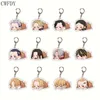 여자 남자 Keychain 도쿄 개정자 애니메이션 히나타 앳 스시 chibi kawaii 가방 열쇠 고리 코스프레 액세서리 선물