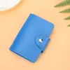 Card Holders 1 PCS 2021 Style ID Holder Fashion Women's 24/30 Slot Ultra-thin PU Leather Pocket Ladies