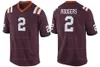 Benutzerdefiniertes Virginia Tech Hokies-Fußballtrikot, Michael Vick, Bucky Hodges, Ryan Willis, Hendon Hooker, Damon Hazelton, genähte College-Trikots mit beliebigen Namen und Nummern