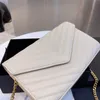 2021 패션 핫 디자이너 어깨 가방 최고 품질의 여성 걸쇠 크로스 바디 메신저 가방 럭셔리 프리미엄 질감 체인 핸드백 저녁 지갑 레이디 Luxurys